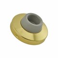 Ives Commercial Solid Brass 2-1/2in Concave Wall Bumper Bright Brass Finish WS406407CCV3